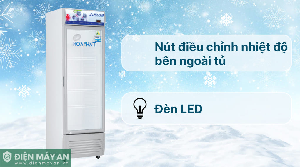 Tủ mát Hoà Phát 280 lít HSR D6280